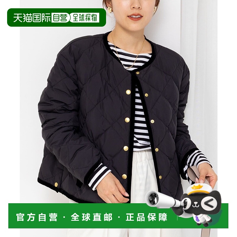 1h可退 日本直邮NOLLEY'S 女士 TAION×LIMONTA 联名天鹅绒滚边短