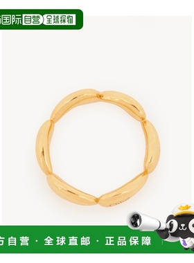 1h可退 香港直邮Chloe 蔻依 女士 徽标双环戒指 C24AFR67CB7