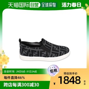 香港直邮潮奢 Fendi芬迪男童FF印花套穿式休闲运动鞋童鞋