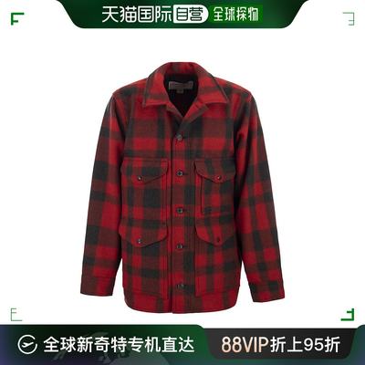 香港直邮潮奢 Filson 男士 Mackinaw 格纹纽扣衬衫夹克 FMCPS0015