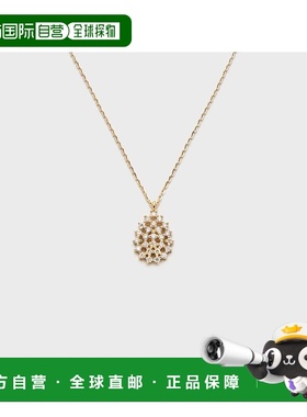 日本直邮日潮 agete 阿卡朵K18钻石项链白色 均码装饰立体吊坠