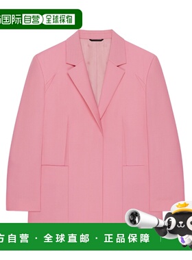 香港直邮GIVENCHY 女士西服 BW30FG108W670 SS2023 粉红色 徽标西