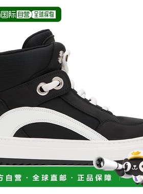 1h可退 香港直邮潮奢 Dsquared2 二次方 男士 黑色 Boogie 高帮运