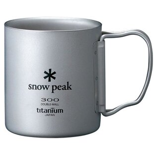 日本Snowpeak雪峰男女同款杯子不锈钢野营折叠户外