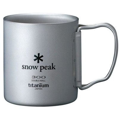日本Snowpeak雪峰男女同款杯子不锈钢野营折叠户外