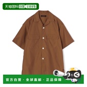 双口袋设计 1h可退 春夏新 优质纯棉半袖 衬衫 日本直邮CABaN 男士