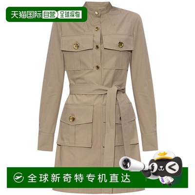 韩国直邮GIVENCHY25SS中长连衣裙女BW22A915VK TAUPE