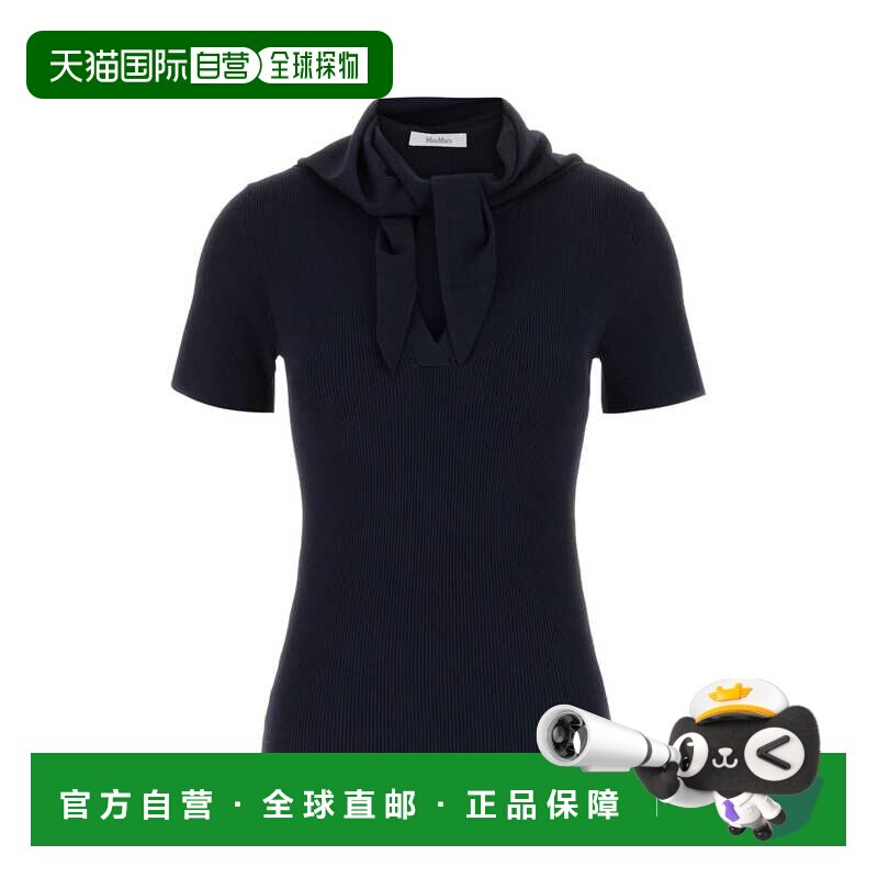 香港直邮MAX MARA 女士T恤 2621366061600005 AW2026 蓝色图片