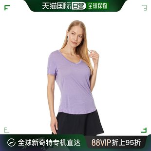 Ultralite 香港直邮潮奢 女士 运动上衣 smartwool 活动V领短袖