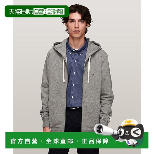 日本直邮TOMMY HILFIGER 基本款拉链连帽派克外套 [TO3203EM10984