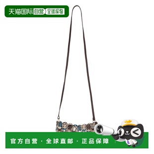 1h可退 香港直邮Rabanne 女士 皮革斜挎包 ASS0508CLF256P986