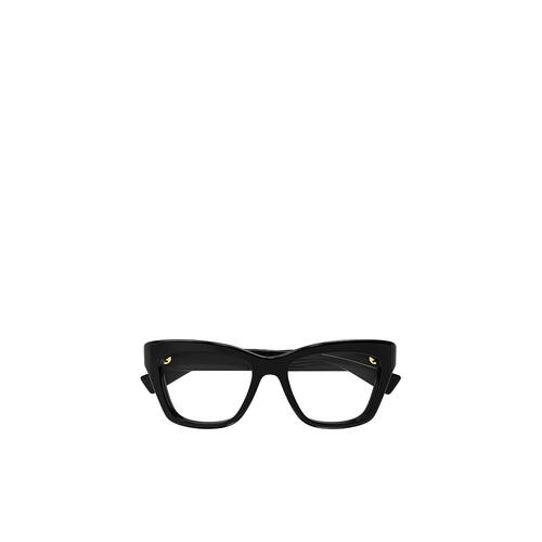 GUCCI 女士眼镜 GG1810O001 SS2025 黑色 猫眼平光镜