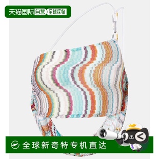 人字纹金银锦缎短款 1h可退 女士 香港直邮MISSONI 上衣 米索尼