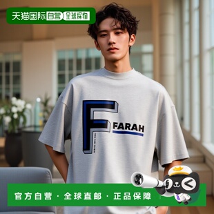 T恤 1h可退 印花短袖 男士 FR0501M3008 日本直邮FARAH