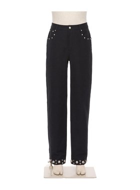 VALENTINO 男士休闲裤 7V3RBN41AT1FA8 AW2025 黑色