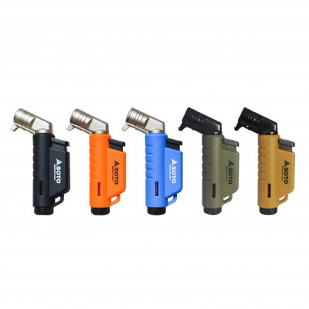 香港直邮Soto喷枪火机银色L型金属小巧家用出行简约登山露营