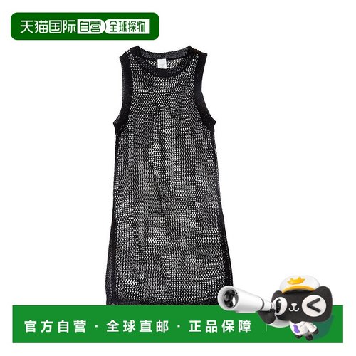 自营 beach lingo海滩Lingo钩针连衣裙-黑色 美国奥莱直发