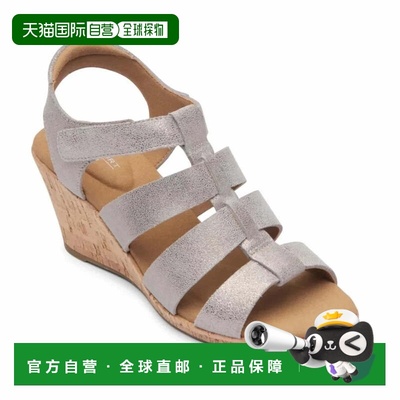 自营Rockport Briah New Gladiator CJ1100 Women's  Taupe Wedge