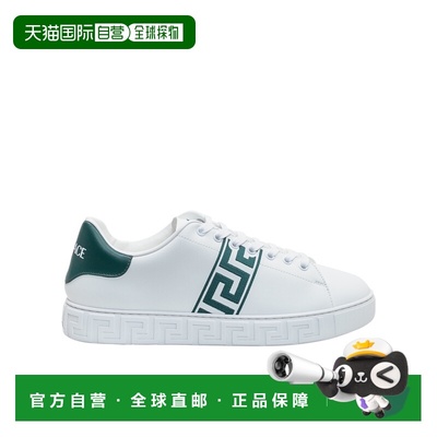 香港直邮Versace 印花系带运动鞋 10144601A10303