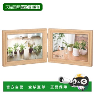 【日本直邮】HAKUBA木制相框 双面纵向天然色2L尺寸FWTR3-NT2L2Y