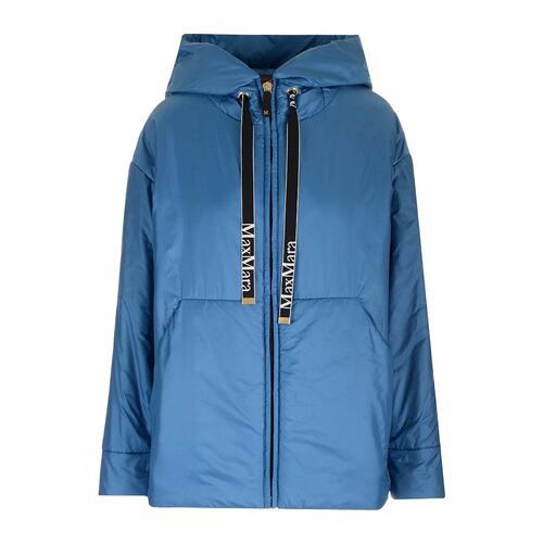 MAX MARA 女士外套 9486104406091 AW2024 蓝色 连帽棉服