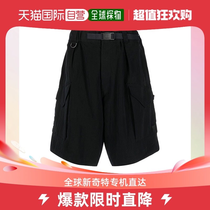 香港直邮Y-3 男士短裤黑色 H63078-BLK