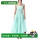 dress 1h可退 薄荷色苎麻中长 Portrait 女士 香港直邮潮奢 Self