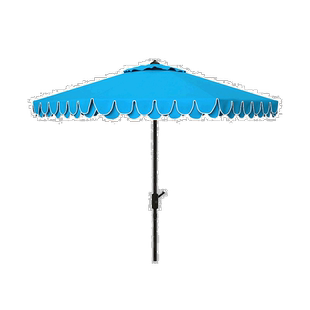 自营 safaviehElegant Valance 9Ft 自动倾斜伞 - 太平洋蓝 美国