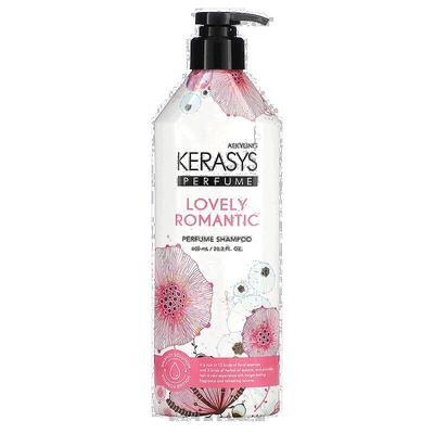 香港直邮KerasysLovely Romantic 香氛洗发水20.3 液量盎司（6
