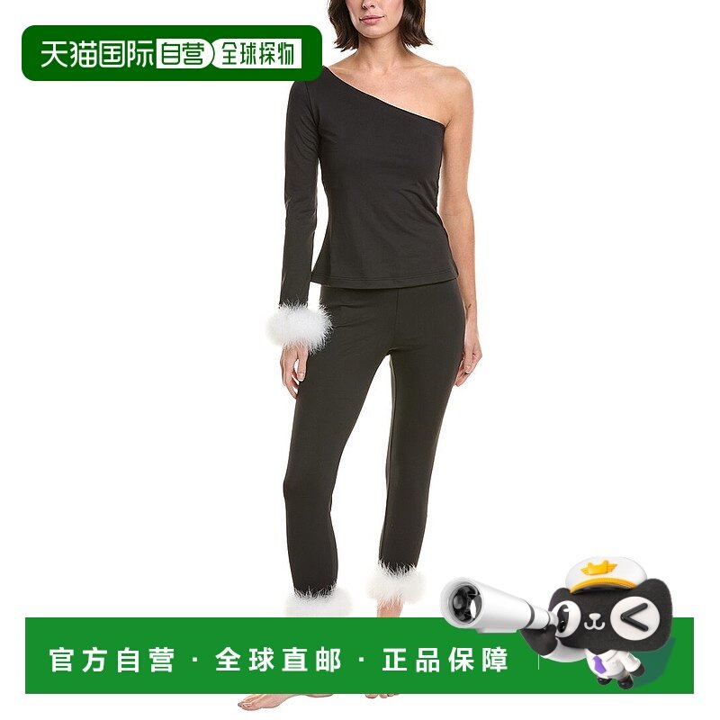 自营SLEEPER 2pc Weekend Chic Lounge Se - black 美国奥莱直发