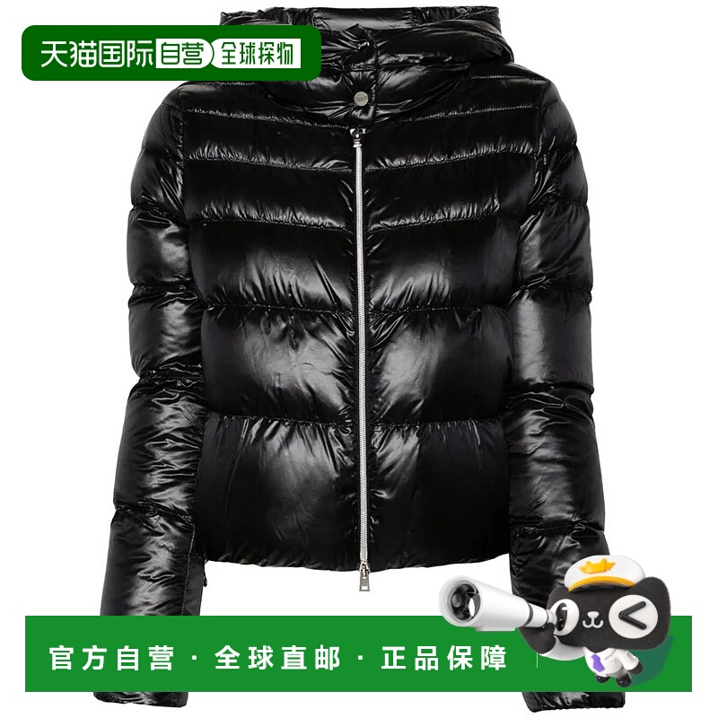 1h可退 香港直邮HERNO 女士外套 PI00124DR12017Z AW2024 黑色 He