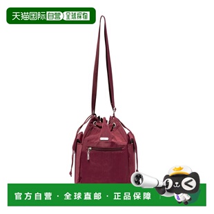 自营baggallini Drawstring Crossbody Bag - dark cherry 美国奥