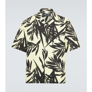 潮奢 Jacquemus 男士 La Chemise 牛仔棉府绸保龄球衬衫 001268