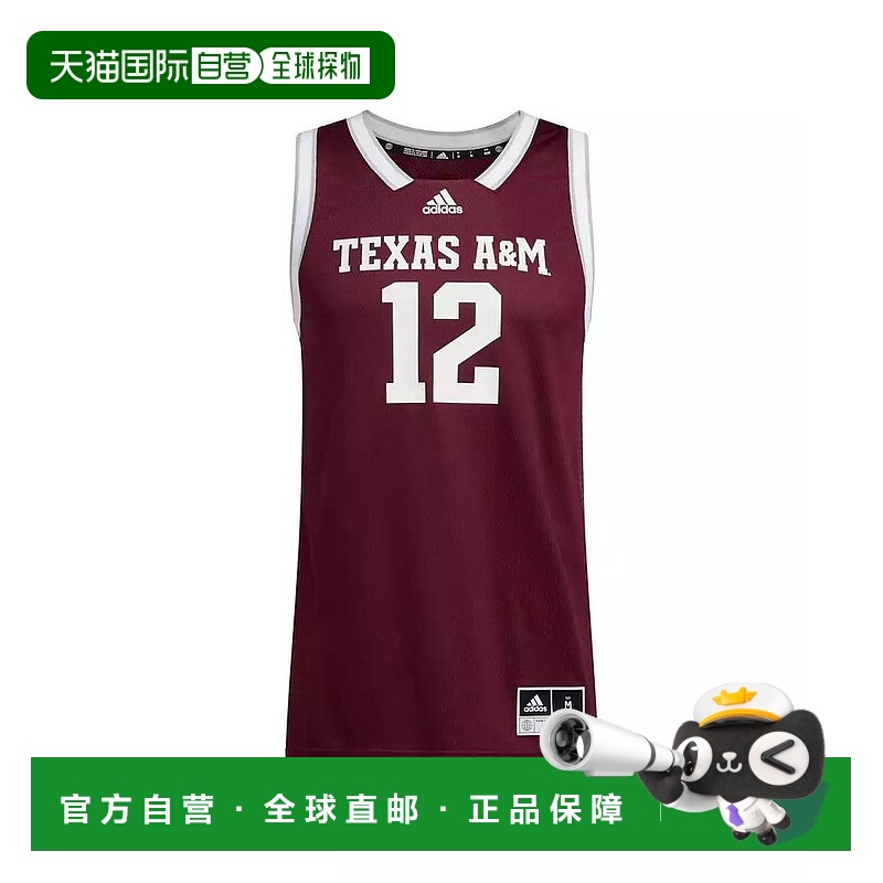 1h可退 【美国直邮】adidas 男士 12 Texas A M Aggies 球迷 Swin