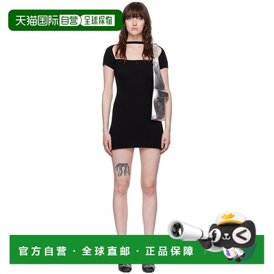 1h可退 香港直邮潮奢 Courreges 女士 黑色 Hyperbole 连衣裙 224