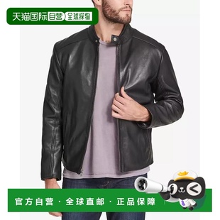 美国直邮 男士 marc york 外套夹克皮衣真皮 new