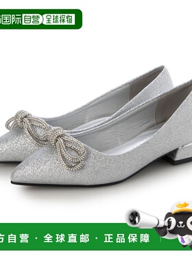 日本直邮LiBERTYDOLL 154-1038 办公休闲 3厘米高跟水钻缎带尖头