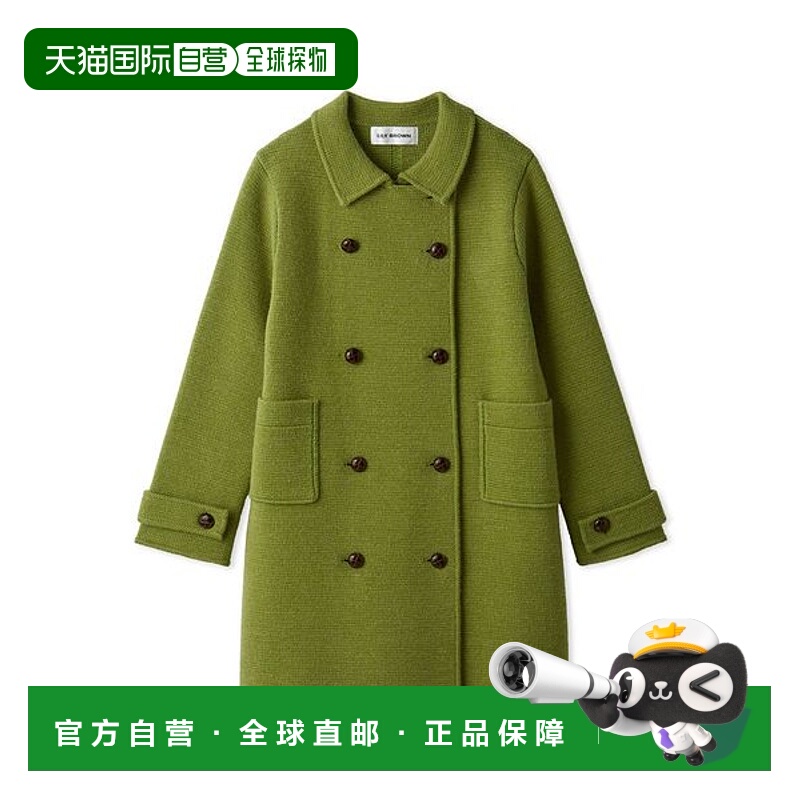 1h可退 日本直邮Lily Brown 女装 2WAY针织迷你连衣裙大衣 宽松显