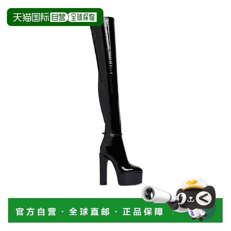 香港直邮Valentino 徽标长筒靴 76I-G70013