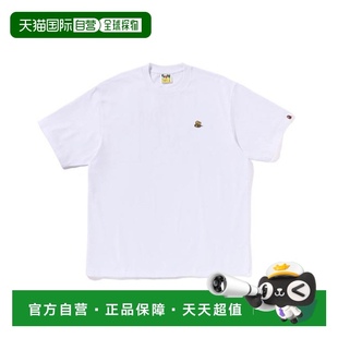 日本直邮A APE 1h可退 BATHING 针织 ONE POINT猿人宽松T恤短袖