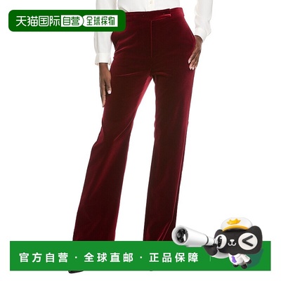 自营MAX MARA ACETO LONG TROUSER - red 美国奥莱直发