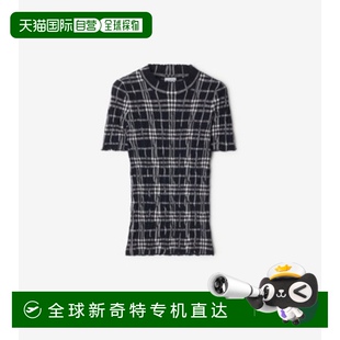 欧洲直邮BURBERRY 格纹羊毛混纺上衣 博柏利 巴宝莉