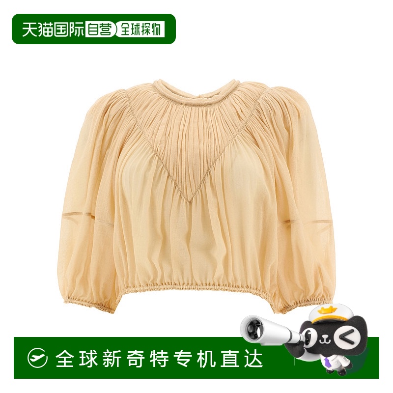 1h可退香港直邮CHLOÉ女士上衣 C22SHT0106120M AW2023白色 Pas