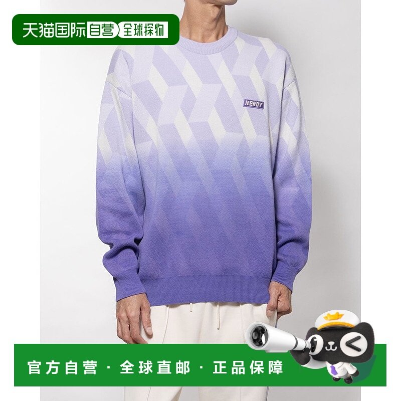 日本直邮NERDY DNA Monogram Gradation Sweater 卫衣 [NE8621EU0