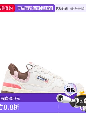 1h可退 香港直邮AUTRY 女士 CLC 低帮白色棕色粉色运动鞋 ROLWMM3