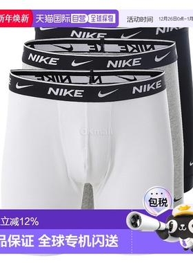 韩国直邮NIKE M EVERYDAY 棉质弹力平角内裤 3 条装 (KE1007-MP1)