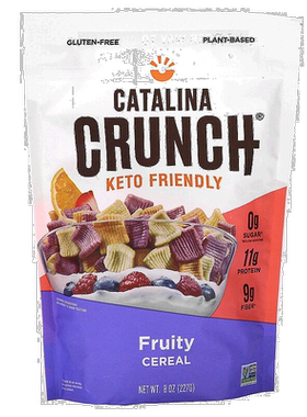 香港直发Catalina Crunch生酮友好麦片水果味口服8盎司(227g)