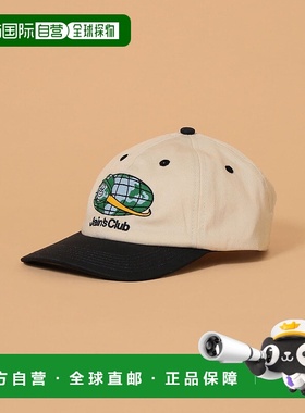 1h可退 日本直邮Jain Golf 男装 双色拼接 软顶棒球帽 别注款刺绣