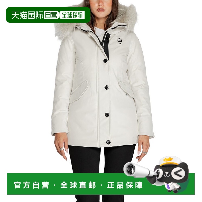 自营 Blauer涤纶夹克和女式外套-白色 美国奥莱直发