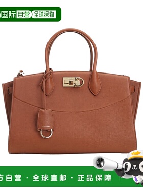 香港直邮Salvatore Ferragamo STUDIO SOFT 单肩包斜挎包21A110